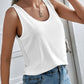 Scoop Neck Wide Strap Tank
