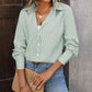 Striped Button Up Long Sleeve Shirt