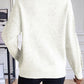 Half Zip Dropped Shoulder Sweater