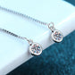 Moissanite 925 Sterling Silver Threader Earrings