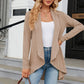 LakenLea Full Size Open Front Long Sleeve Cardigan