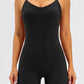 Spaghetti Strap Round Neck Romper