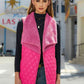 Full Size Open Front Collared Vest