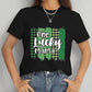 ONE LUCKY MAMA Round Neck T-Shirt