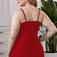Women's IntimatelyYou Lace Splicing Mesh Plus Size Lingerie
