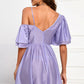 Double Crazy Women's Gathered Detail Zip-Back Mini Dress
