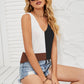 SoBeautiful Color Block Knit Tank