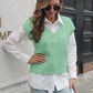 Zoe&Hannah Cable-knit V-Neck Sweater Vest