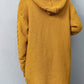 Cable-Knit Dropped Shoulder Hooded Cardigan