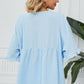 Peplum V-Neck Half Sleeve T-Shirt