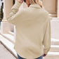 Collared Neck Dropped Shoulder Shirt