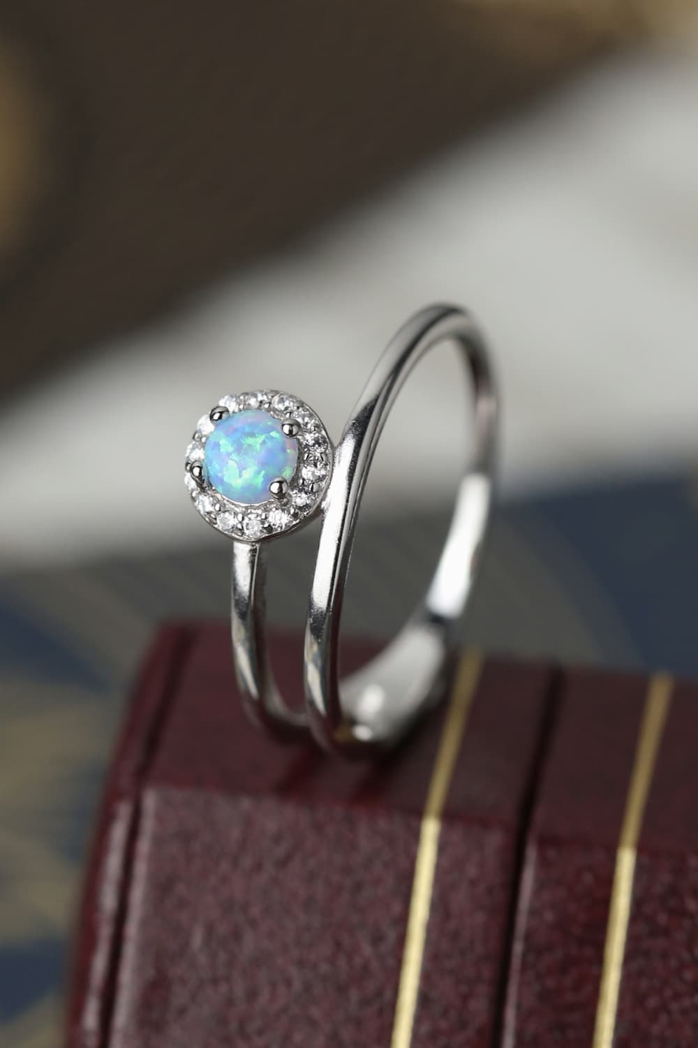 Women's Opal Bypass Ring