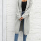 Open Front Pocketed Cardigan