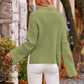 Mock Neck Drop Shoulder Sweater