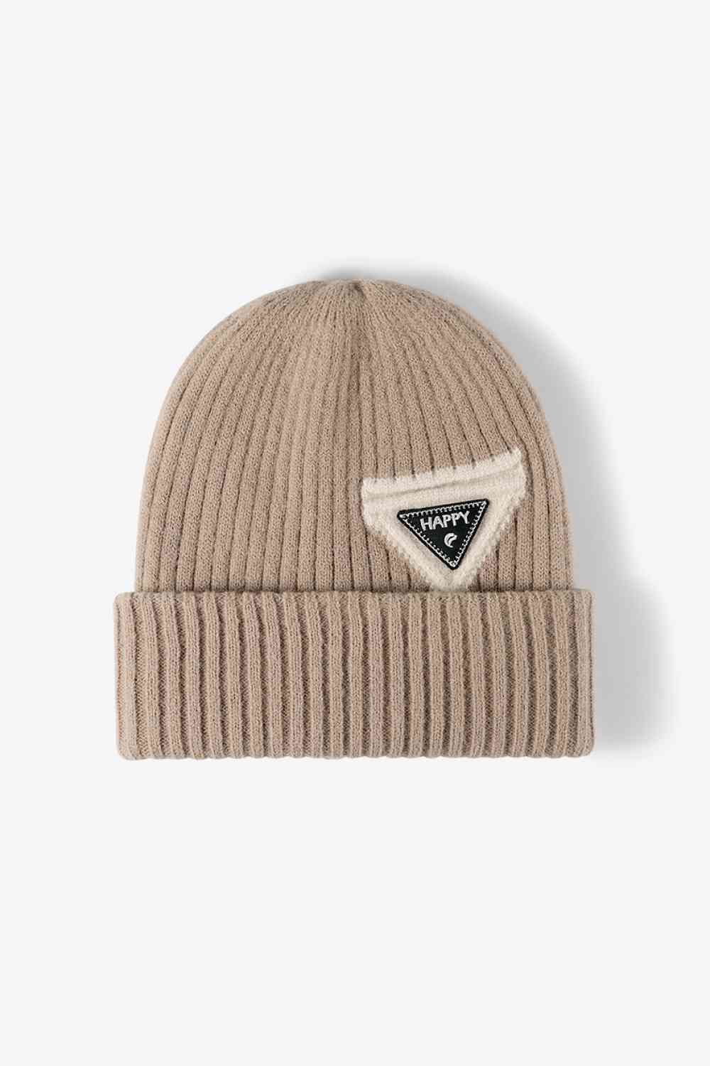 CHIC HATZ HAPPY Hat Contrast Beanie