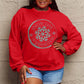 Simply Love SEASONAL THEMED Full Size SNOW DAY SUPPORTER Round Neck Sweatshirt