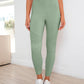 QUINN AMIR Ribbed Detail Leggings