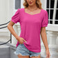 Eyelet Short Sleeve T-Shirt