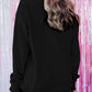 Christmas Themed Letter Graphic Dropped Shoulder Sweatshirt