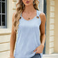 Round Neck Wide Strap Tank