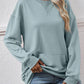 Round Neck Long Sleeve Sweatshirt