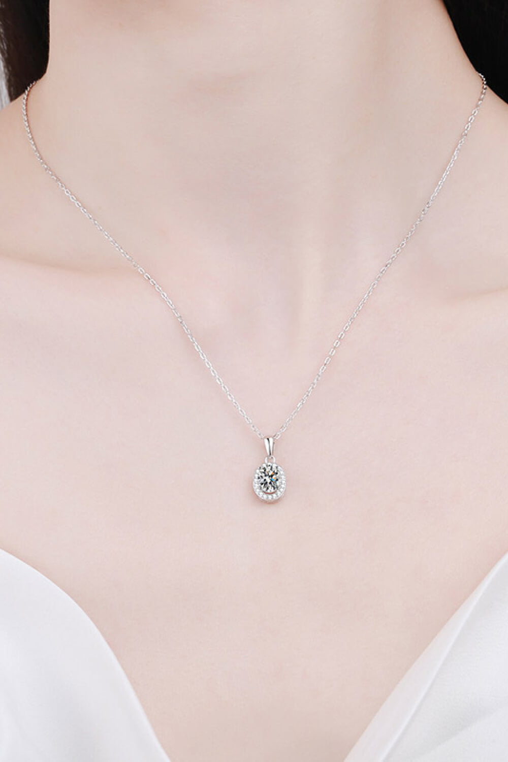 Women's Be The One 1 Carat Moissanite Pendant Necklace