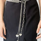 BeyondBeautiful CCB Bead Heart Charm Belt