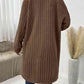Adrien Planet Collared Neck Drop Shoulder Coat