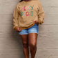 Simply Love Christmas Full Size MERRY AND BRIGHT Graphic Sweatshirt