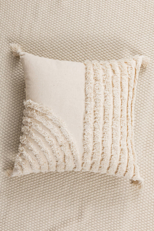 Stunning Assorted Fringe Swirl Trim Decorative Throw Pillow Case