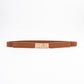 Women's PU Elastic Skinny Belt