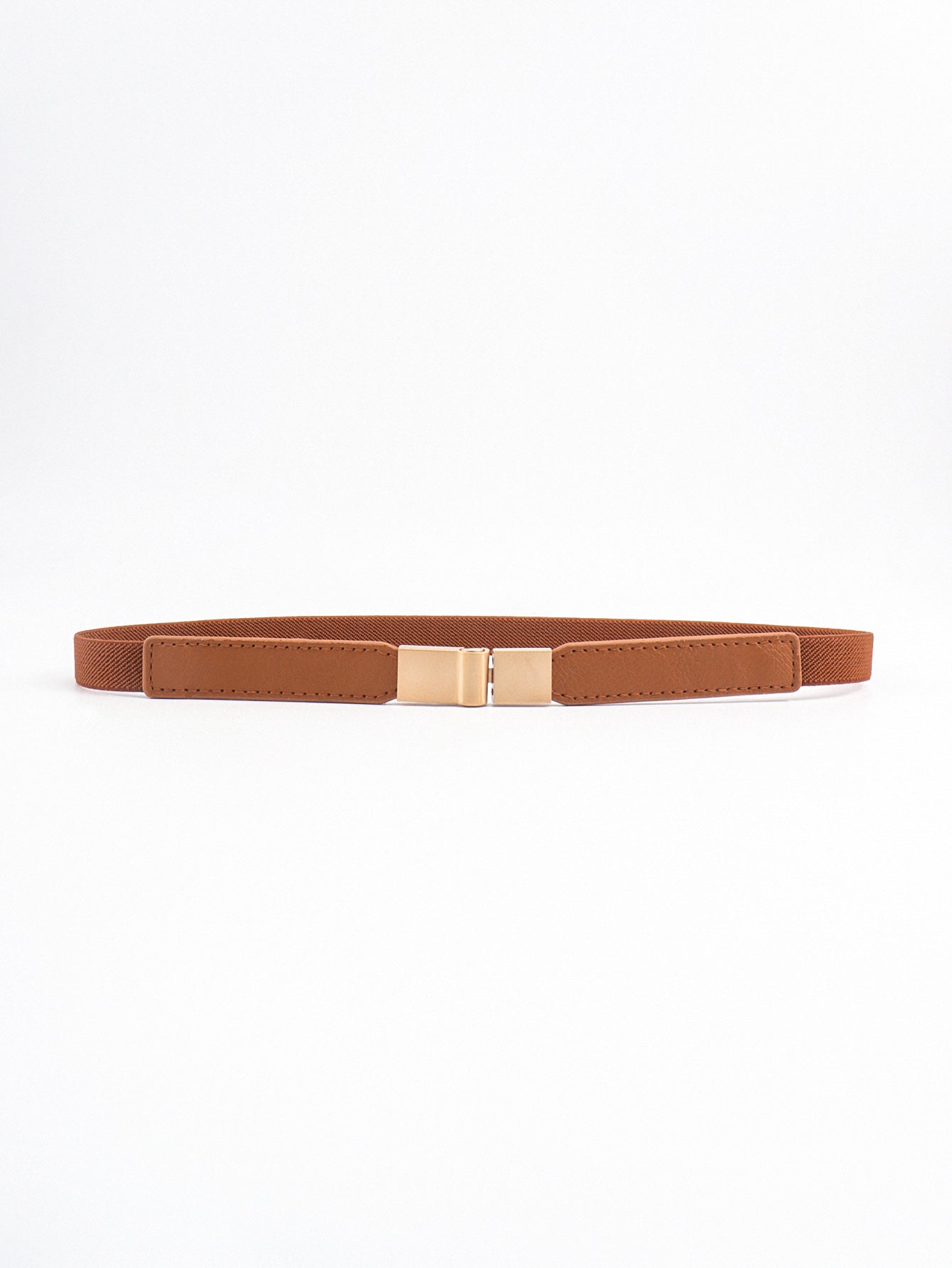 Women's PU Elastic Skinny Belt