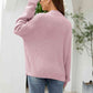 Button Up Drop Shoulder Long Sleeve Cardigan