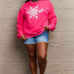 Simply Love Full Size Christmas Snowflake Graphic Sweatshirt