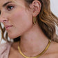 Good Luck Charm Screw-Thread U-Shaped Earrings