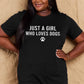 Malibu Dreams Simply Love Full Size Dog Paw Graphic Cotton T-Shirt