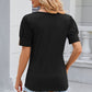 Round Neck Puff Sleeve T-Shirt