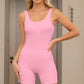 Crisscross Wide Strap Active Romper