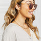 RENNEE Round Full Rim Polycarbonate Frame Sunglasses