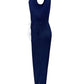 Drawstring Round Neck Sleeveless Jumpsuit
