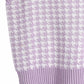 Houndstooth V-Neck Sweater Vest