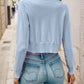 Button Up Long Sleeve Cardigan
