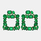 Geometrical Shape Zinc Alloy Dangle Earrings