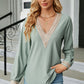 V-Neck Long Sleeve T-Shirt