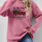 CHRISTMAS THEMED Graphic Round Neck Long Sleeve Sweatshirt