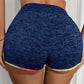 Heathered Wide Waistband Shorts