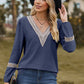 V-Neck Long Sleeve T-Shirt