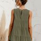 Round Neck Tiered Tank