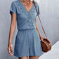 SavannahJayJumpers Lace Trim V-Neck Romper