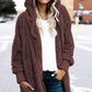 Teddy Hooded Jacket with Pockets